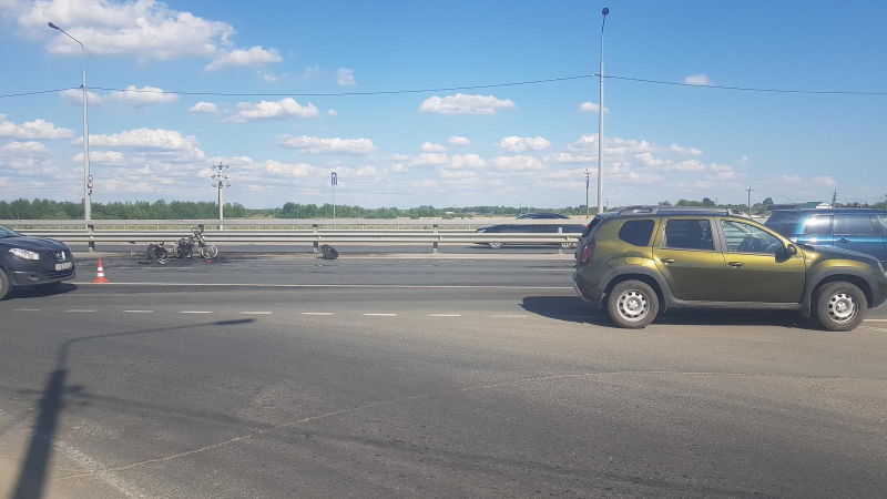 В Рязанском районе в результате ДТП пострадал мотоциклист