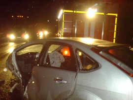 На трассе Рязань – Тула столкнулись четыре автомобиля