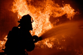Пожар в городе Сасово тушили 8 огнеборцев