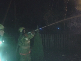 В Сасовском районе от огня пострадали дом и сарай