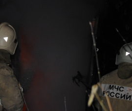 На пожаре в Рыбновском районе пострадал человек