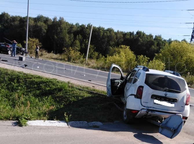 На Ряжском шоссе случилась массовая авария