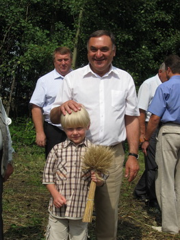 Владимир Сидоров с внуком Иваном