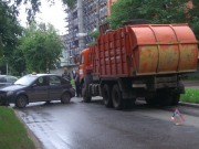 В центре Рязани столкнулись четыре автомобиля