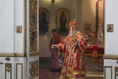 Рязанский митрополит получил в дар икону преподобного Серафима Саровского