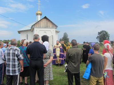 Освящена часовня в селе Илебники Шиловского района