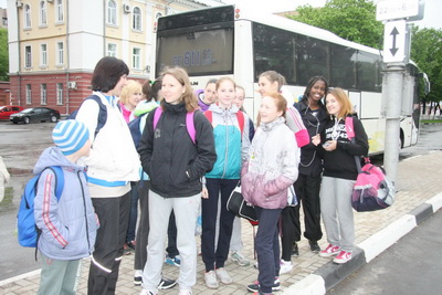 Участники «Железки Streetball Challenge 2015» отправились из Рязани на автобусах