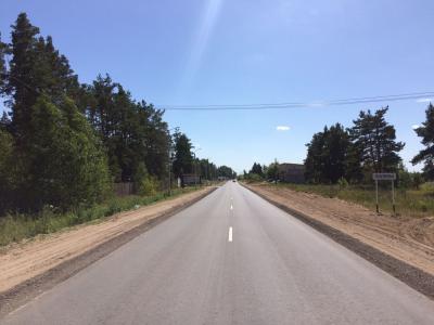 Под Рязанью отремонтировали дороги к сёлам Поляны и Ласково