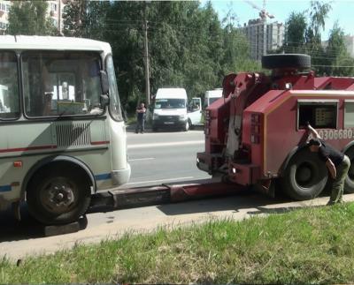 Из-за неисправности рулевого управления в Рязани на штрафстоянку помещено три автобуса