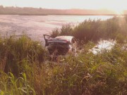 Два автомобиля улетели в кювет на Северной окружной дороге в Рязани