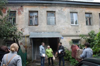 Рязанские активисты ОНФ добиваются признания аварийным дома дореволюционной постройки