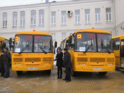 Рязанская область приобрела восемь новых школьных автобусов