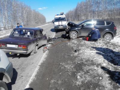 Два человека погибли из-за выезда Ford Kuga на встречку в Рязанском районе