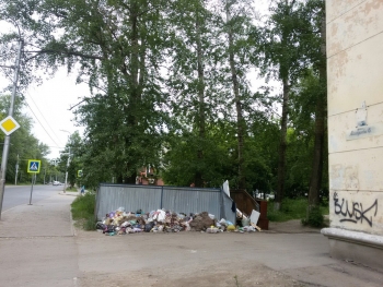 В Приокском пропадают мусорные контейнеры