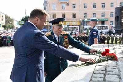 Николай Любимов поучаствовал в мероприятиях, посвящённых 76-й годовщине Курской битвы