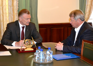 Рязанский губернатор встретился с вновь назначенным главой администрации Сасовского района