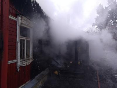 В Скопине на пожаре погибли два человека