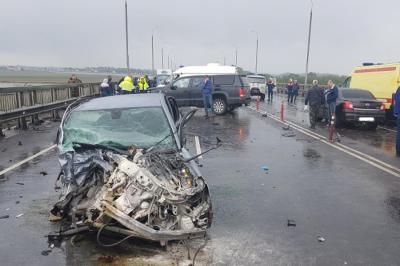 Стали известны подробности массовой аварии на Солотчинском мосту
