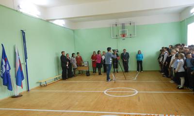Отремонтировали спортзал Пехлецкой средней школы