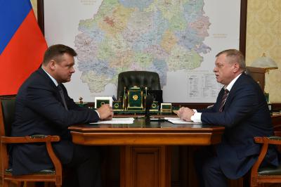 Николай Любимов встретился с главой Скопинского района Рязанской области