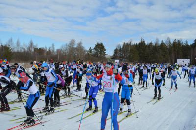 В Клепиковском районе прошёл юбилейный лыжный марафон памяти Сергея Есенина