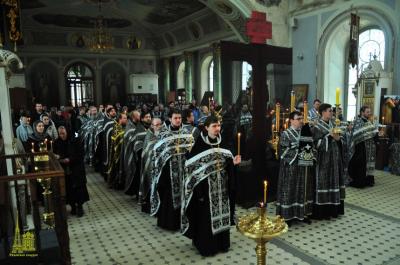 Рязанский митрополит совершил чин Пассии