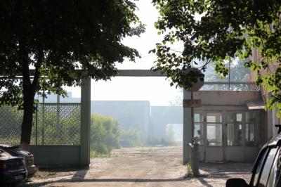 В Касимове загорелась бывшая сетевязальная фабрика