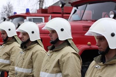 Олег Ковалёв посетил пожарные части Кадома и Ермиши