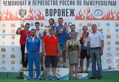 Рязанцы завоевали золото чемпионата России по лыжероллерам в эстафете