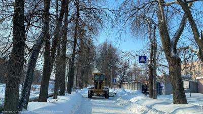 Подрядчики устраняют последствия снегопада в частных секторах Рязани