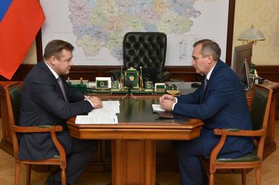 Николай Любимов встретился с главой администрации Ермишинского района Рязанской области
