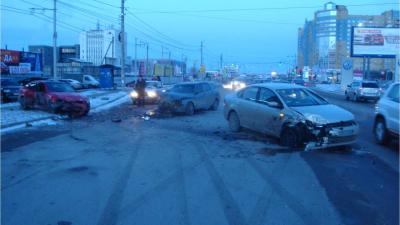 Молодой рязанец за рулём Toyota Altezza устроил аварию на улице Есенина
