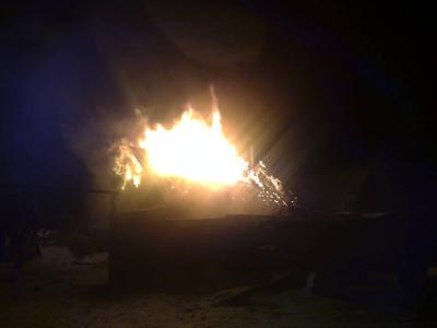 Субботним вечером на Рязанщине сгорели жилой дом и две бани