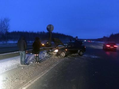 В Рязани Škoda при развороте столкнулась с «Приорой», пострадал человек