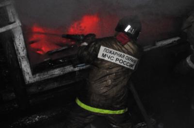 В Чучково сгорел двухквартирный дом