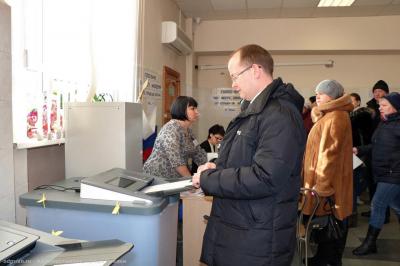 Сергей Карабасов проголосовал на выборах президента России
