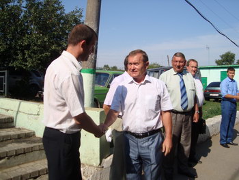 Председатель профсоюза железнодорожников встретился с работниками Рыбновского узла