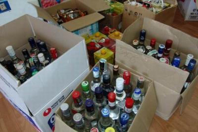 Рязанская полиция изъяла почти полтонны алкогольной продукции