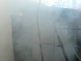 В Рязани сгорел дачный дом