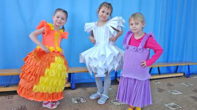 Юные ермишинские принцессы продемонстрировали сказочные наряды
