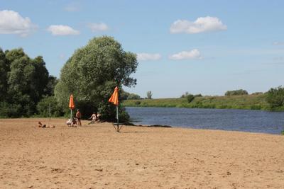 В Рязани официально открылся пляж на реке Старица