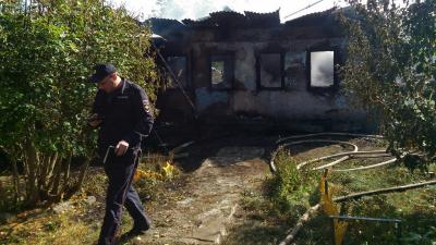 На пожаре под Скопином погиб столичный дачник