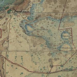 На древних картах озеро Сегдино отчётливо читается как Огадино