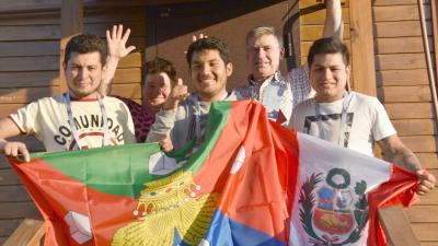 Рязанцы на три дня приютили перуанских болельщиков
