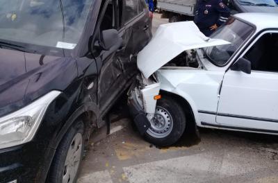В Сасово ВАЗ-2105 столкнулся с Hyundai, пострадал пассажир «пятёрки»