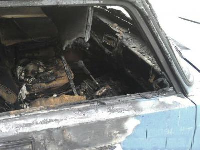 Угнавшие из гаража «семёрку» шиловские взломщики случайно сожгли автомобиль