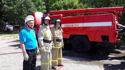 Огнеборцы-добровольцы Рязанского района признаны лучшими в области