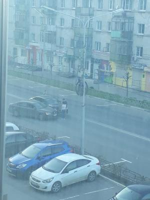 На улице Вокзальной в Рязани столкнулись два авто