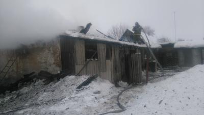 На пожаре в Милославском районе погибли две женщины