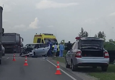 В аварии в Рязанском районе пострадали двое детей